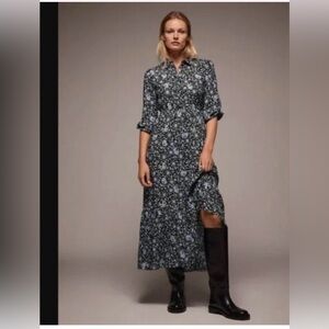 Zara The Amanda Dress Paisley Maxi size small